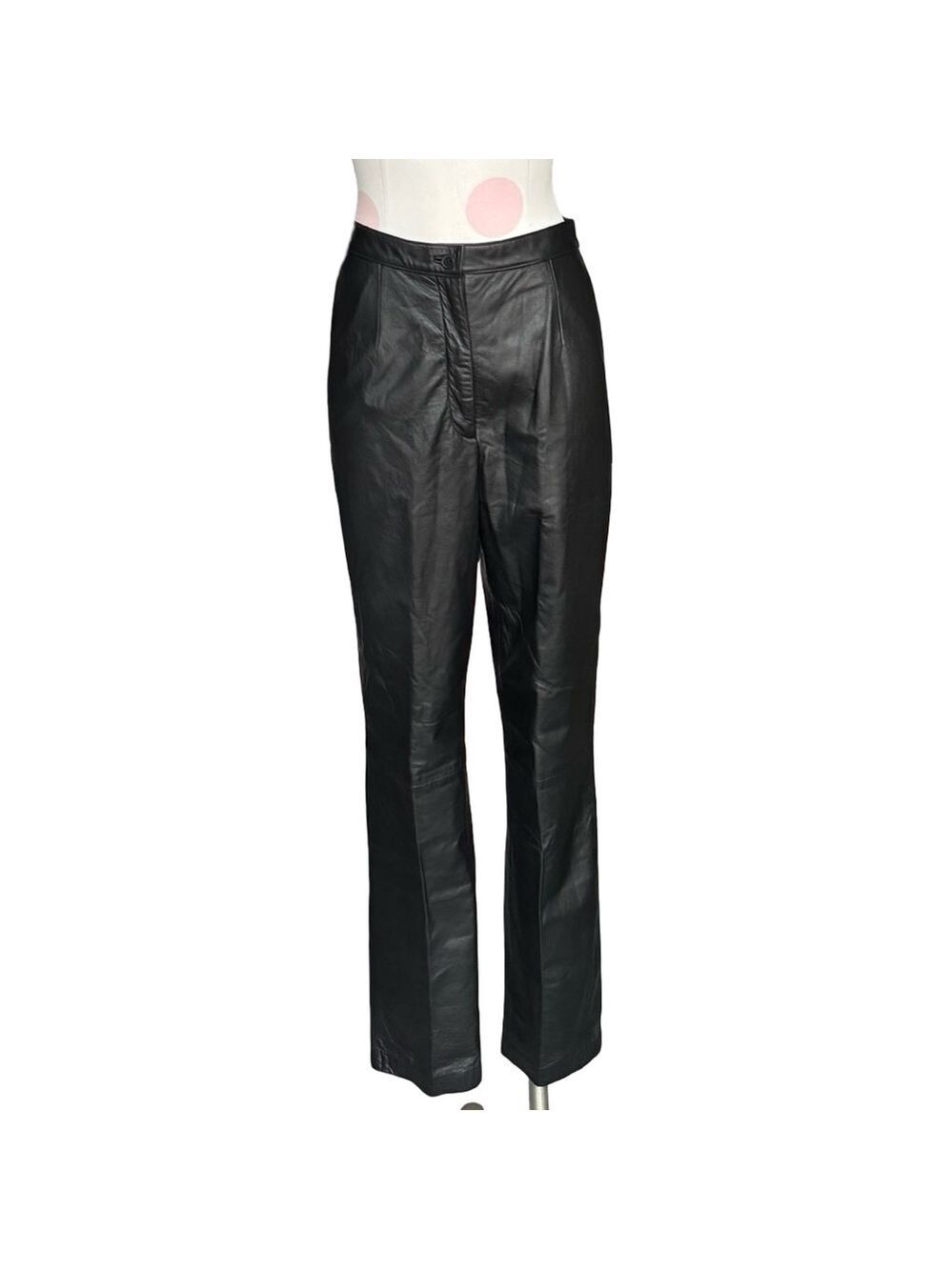 Vintage Y2K 100% Leather Pants - Black - 8